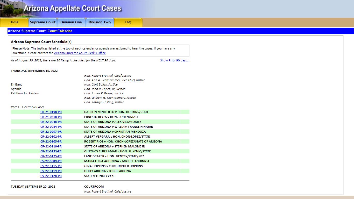 Arizona Supreme Court